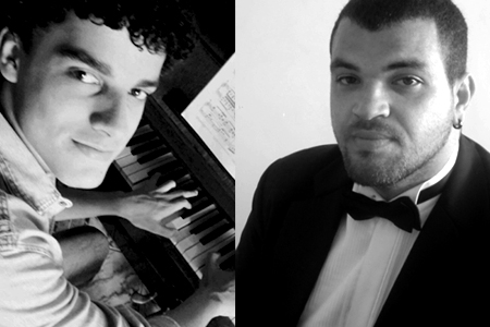 Barítono Erick Souza e o pianista Renan Branco 