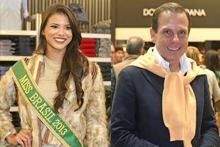 Miss Brasil Jakelyne Oliveira e João Dória Jr.