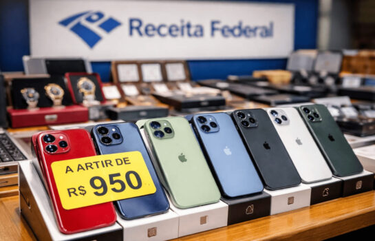 iPhones a partir de R$ 950: Receita Federal inicia leilão e gera corrida por ofertas