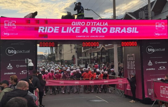 Giro d’Italia transforma Campos do Jordão em palco do ciclismo brasileiro neste domingo