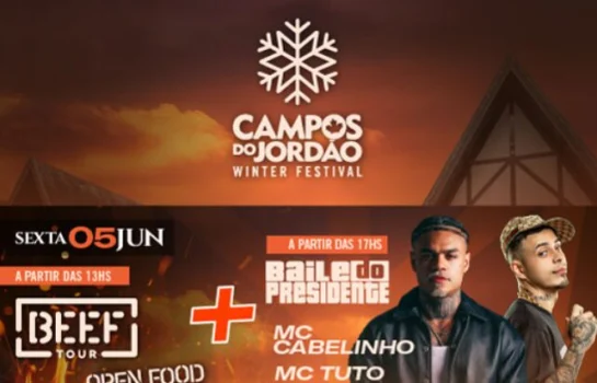 Campos Winter Festival: MC Cabelinho + MC Tuto