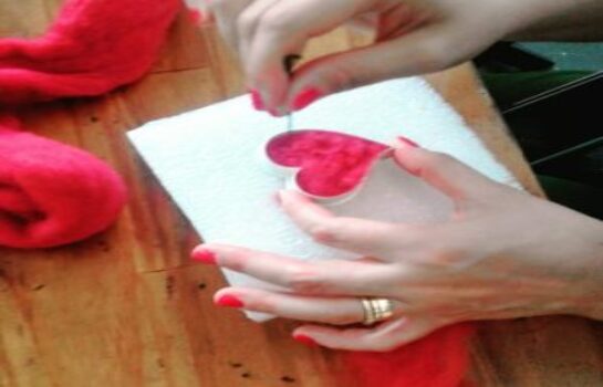 Oficina de Feltragem com Agulhas – Enfeites Natalinos