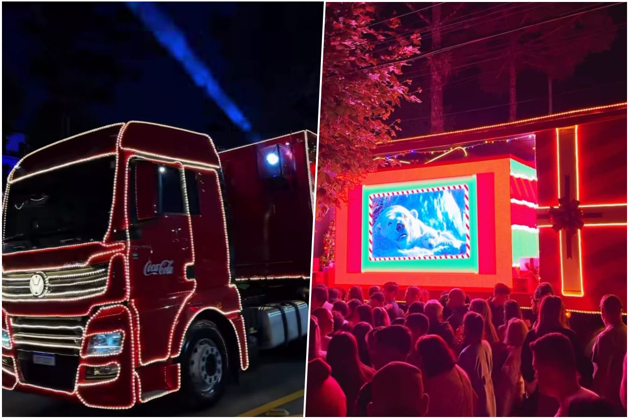 Caravana Coca-Cola atrai milhares de pessoas e reforça o maior Natal já vivido em Campos do Jordão