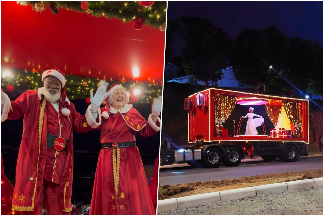 Caravana Coca-Cola atrai milhares de pessoas e reforça o maior Natal já vivido em Campos do Jordão