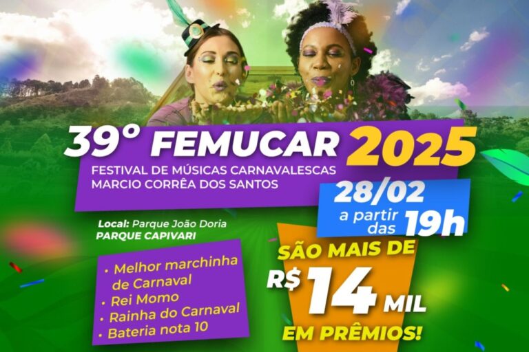 FEMUCAR 2025: Inscrições Abertas para o Maior Festival de Músicas Carnavalescas de Campos do Jordão