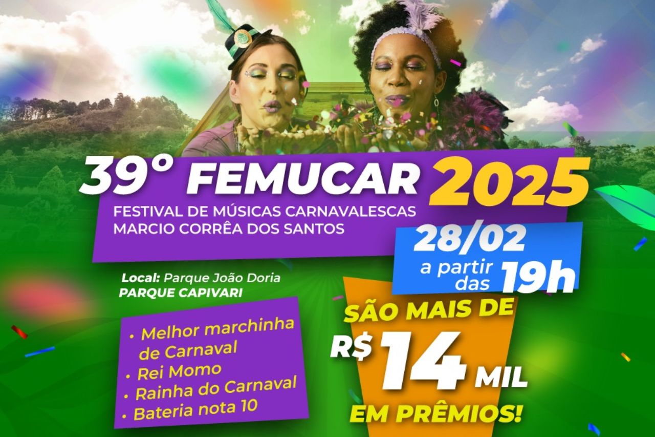 FEMUCAR 2025: Inscrições Abertas para o Maior Festival de Músicas Carnavalescas de Campos do Jordão