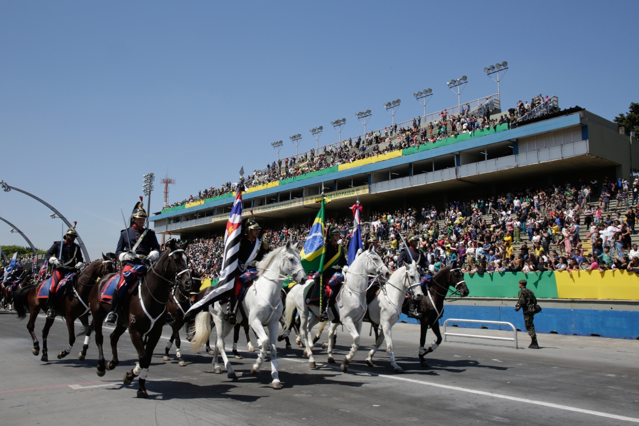 Desfile Cívico-Militar de Sete de Setembro no Sambódromo do Anhembi Celebra 202 Anos da Independência do Brasil