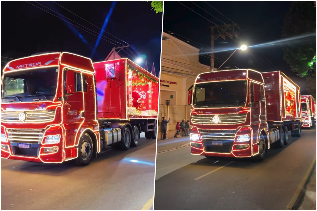 Caravana Coca-Cola atrai milhares de pessoas e reforça o maior Natal já vivido em Campos do Jordão