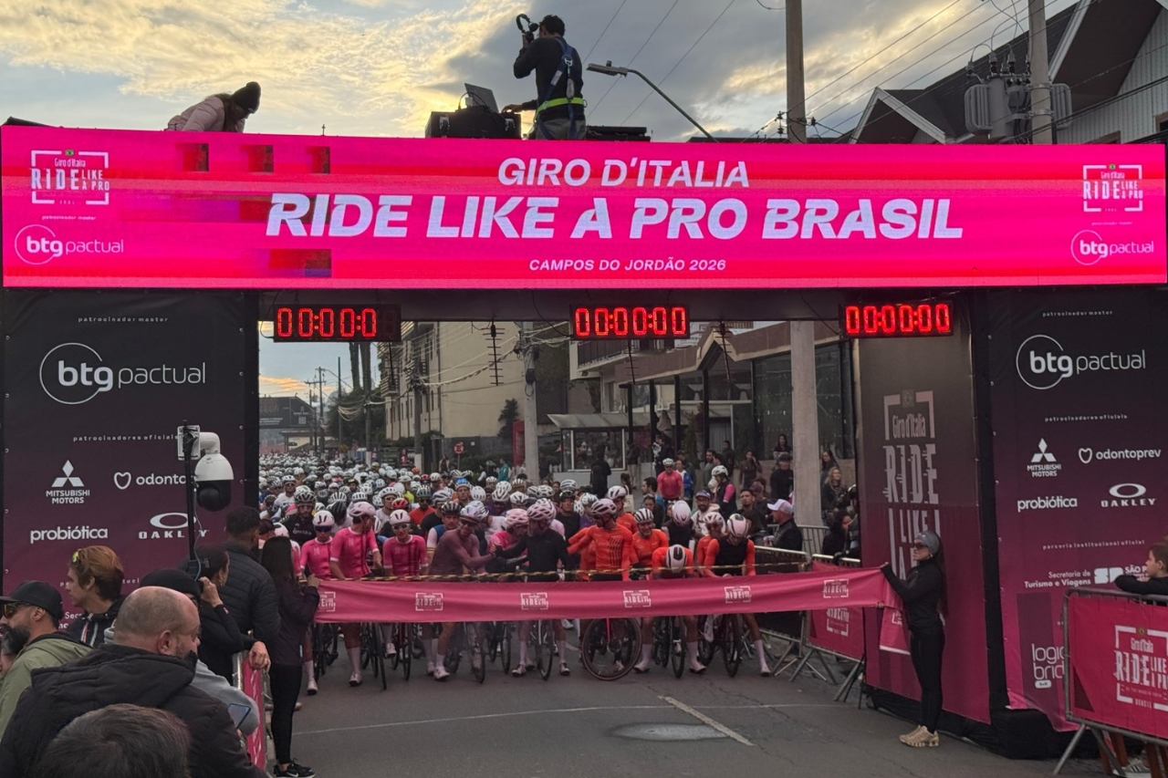 Giro d’Italia transforma Campos do Jordão em palco do ciclismo brasileiro neste domingo