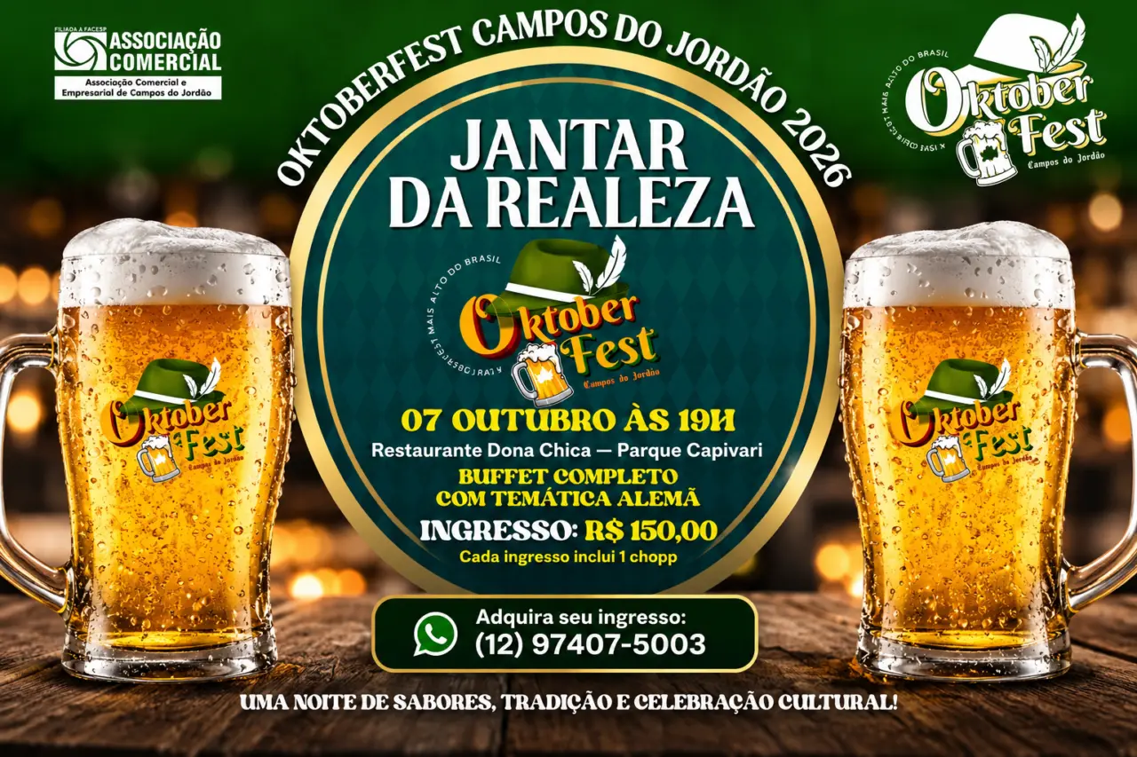 Jantar da Realeza leva sabores da Oktoberfest ao Dona Chica, em Campos do Jordão