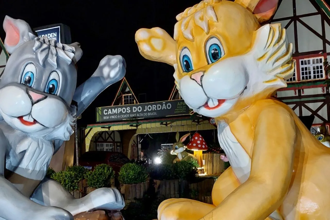 Campos do Jordão está toda enfeitada para a Páscoa e promete encantar o público com desfiles do bondinho