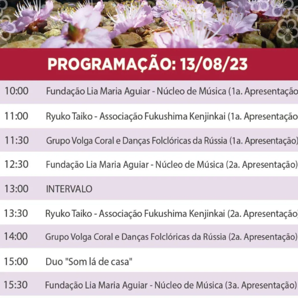 52ª Festa da Cerejeira em Flor de Campos do Jordão 2023 se Encerra Nesse Fim de Semana