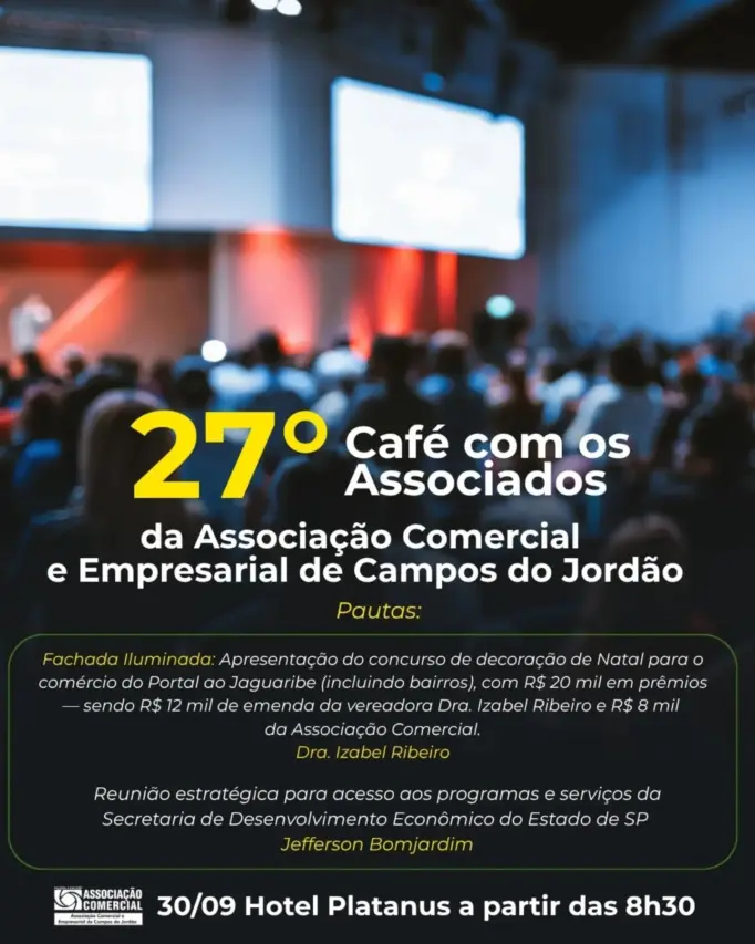 27° Café com os Associados – ACE Campos do Jordão