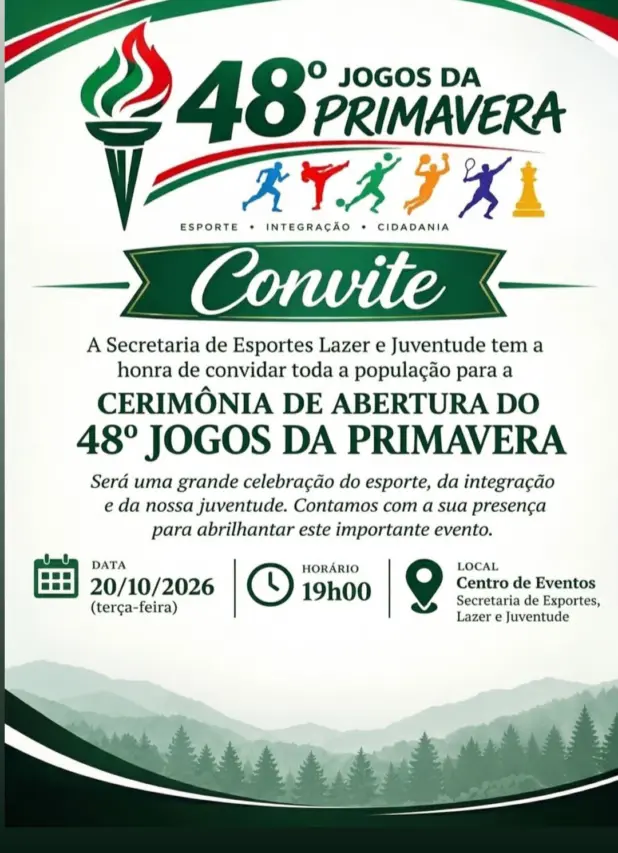 Cerimônia de Abertura – 48º Jogos da Primavera