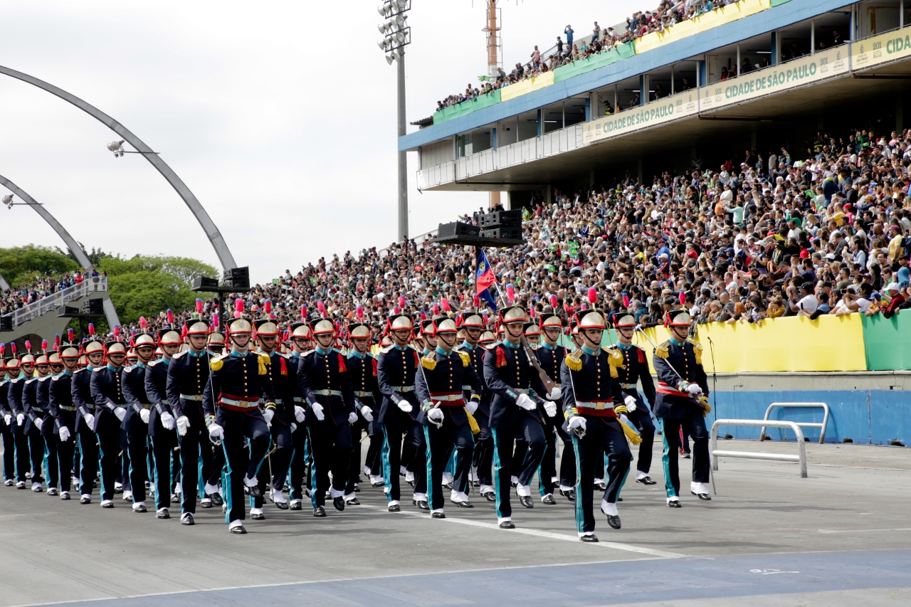 Desfile Cívico-Militar de Sete de Setembro no Sambódromo do Anhembi Celebra 202 Anos da Independência do Brasil