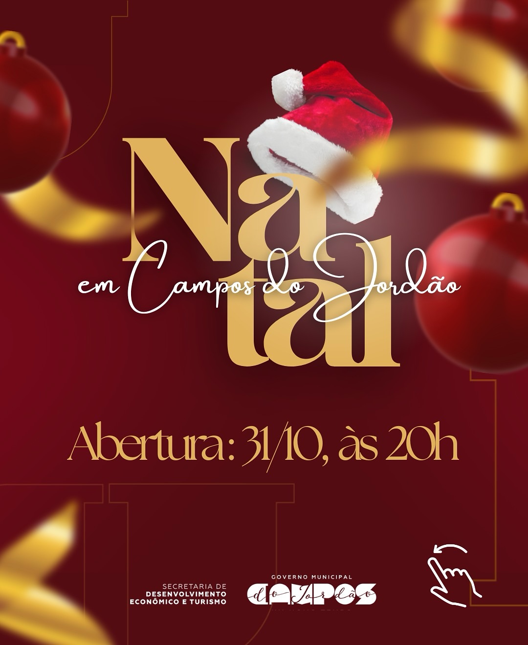 Campos do Jordão acende a magia com o Natal dos Sonhos 2025