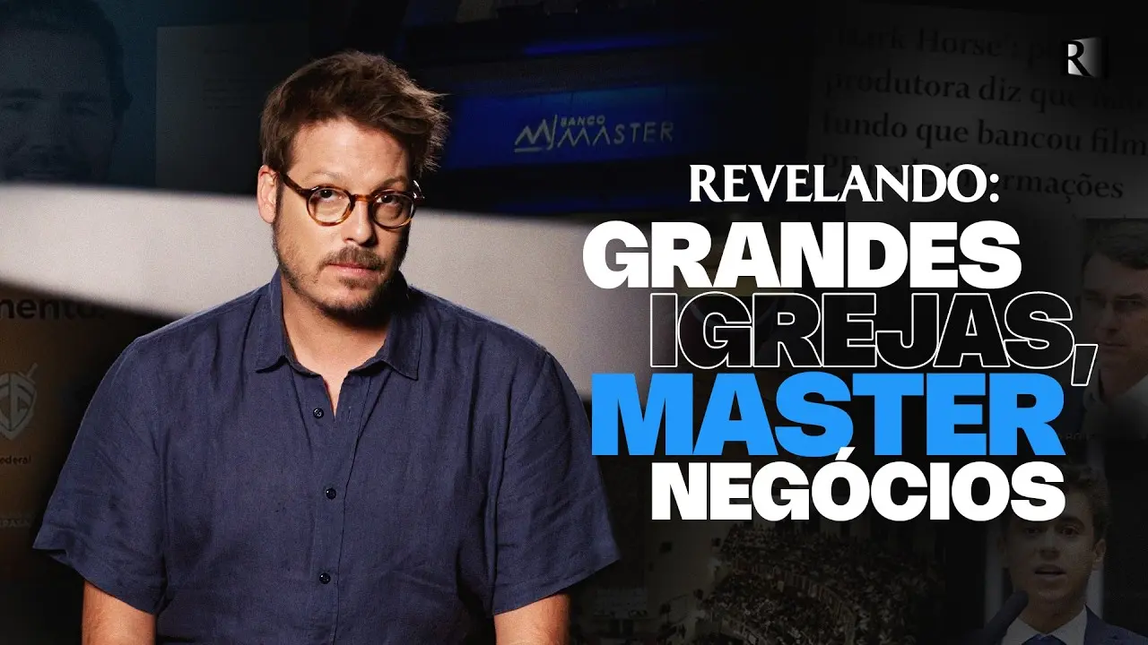 Fábio Porchat apresenta episódio da série Revelando sobre Banco Master e Igreja da Lagoinha