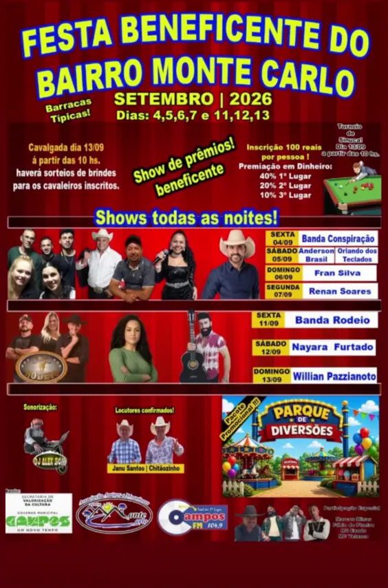 Festa Beneficente – Bairro Monte Carlo