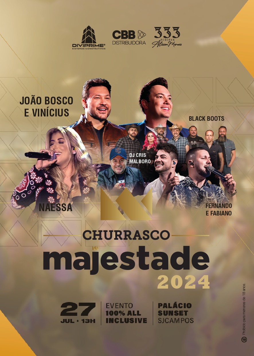 João Bosco e Vinícius Agitam São José dos Campos no Churrasco Majestade 2024