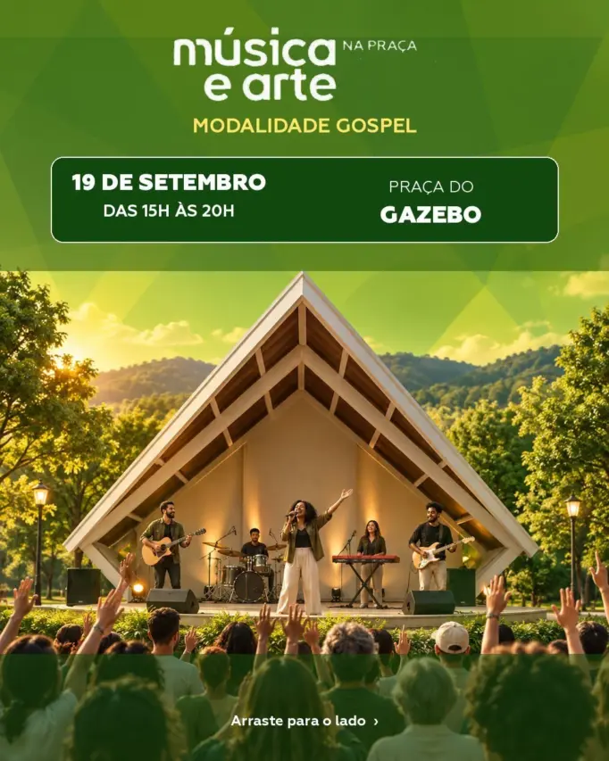 Música e Arte na Praça – Modalidade Gospel