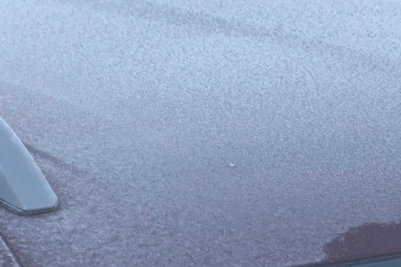 Campos do Jordão amanhece com frio intenso, geada e céu azul nesta terça-feira (14)