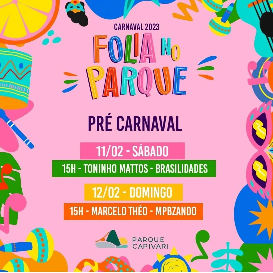 Folia no Parque em Campos do Jordão – Programação tem oito dias de Carnaval gratuito para toda a família