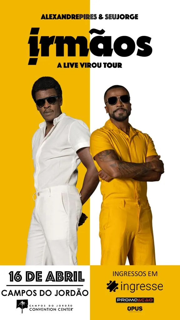 Show acontece em Campos do Jordão no dia 16 de abril.