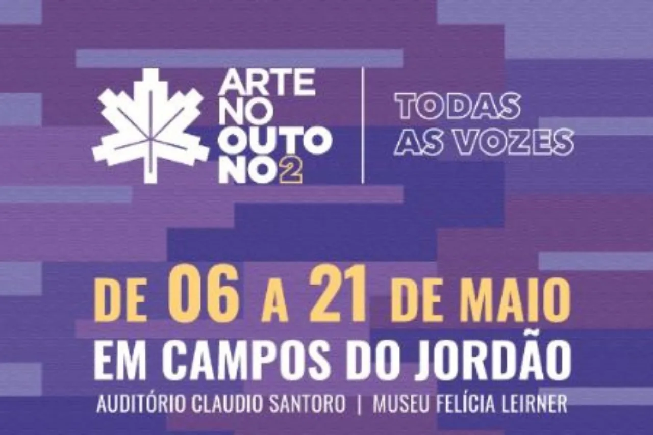 2º Festival Arte no Outono – Todas as Vozes acontece em Campos do Jordão de 06 a 21 de maio