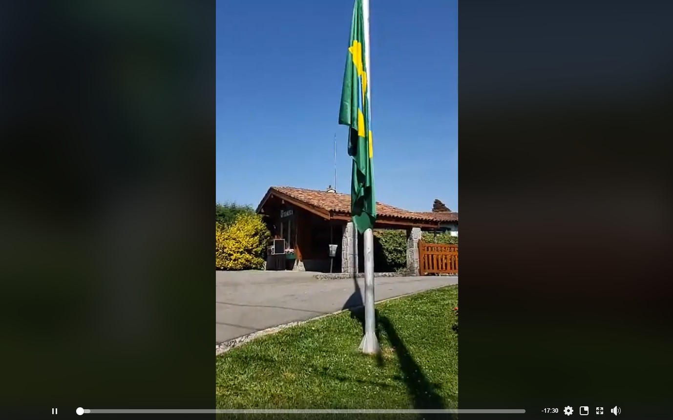Hasteamento de bandeira feriado 7 de Setembro em Campos do Jordão