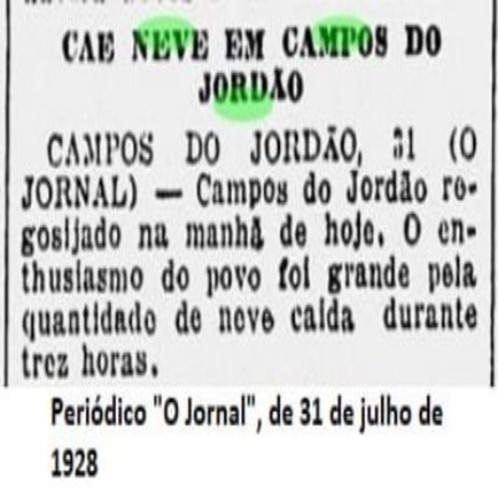 Neve em Campos do Jordão, saiba tudo a respeito