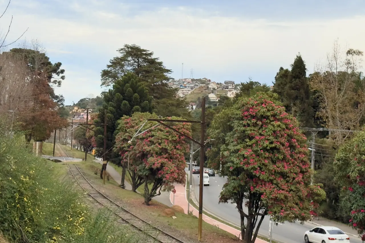 Campos do Jordão amanhece com céu nublado, clima de chuva e movimento intenso nesta quinta-feira
