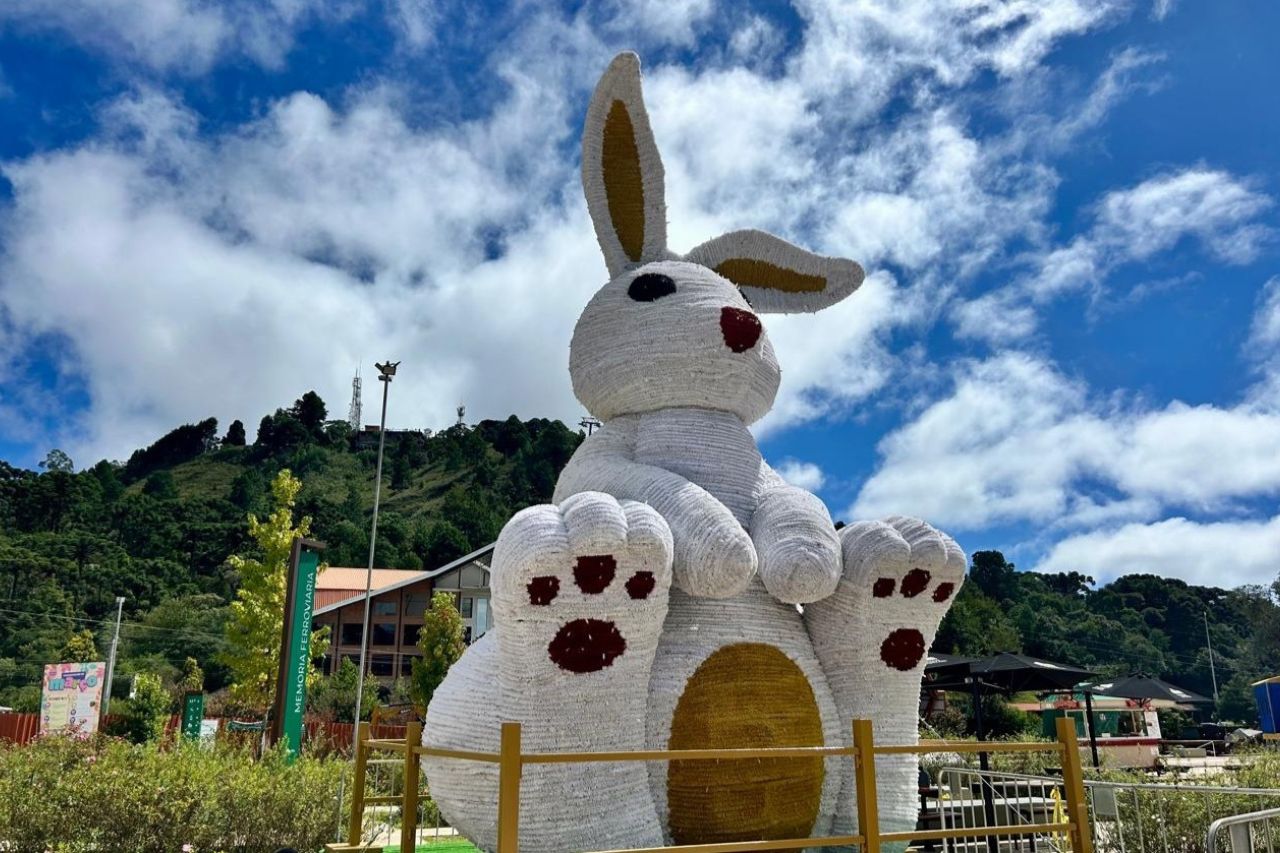 Começa a Páscoa na Montanha com inauguração da decoração temática no Parque Capivari