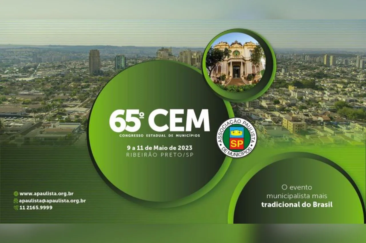 Turismo terá estande para promover novos programas no 65º Congresso Estadual dos Municípios