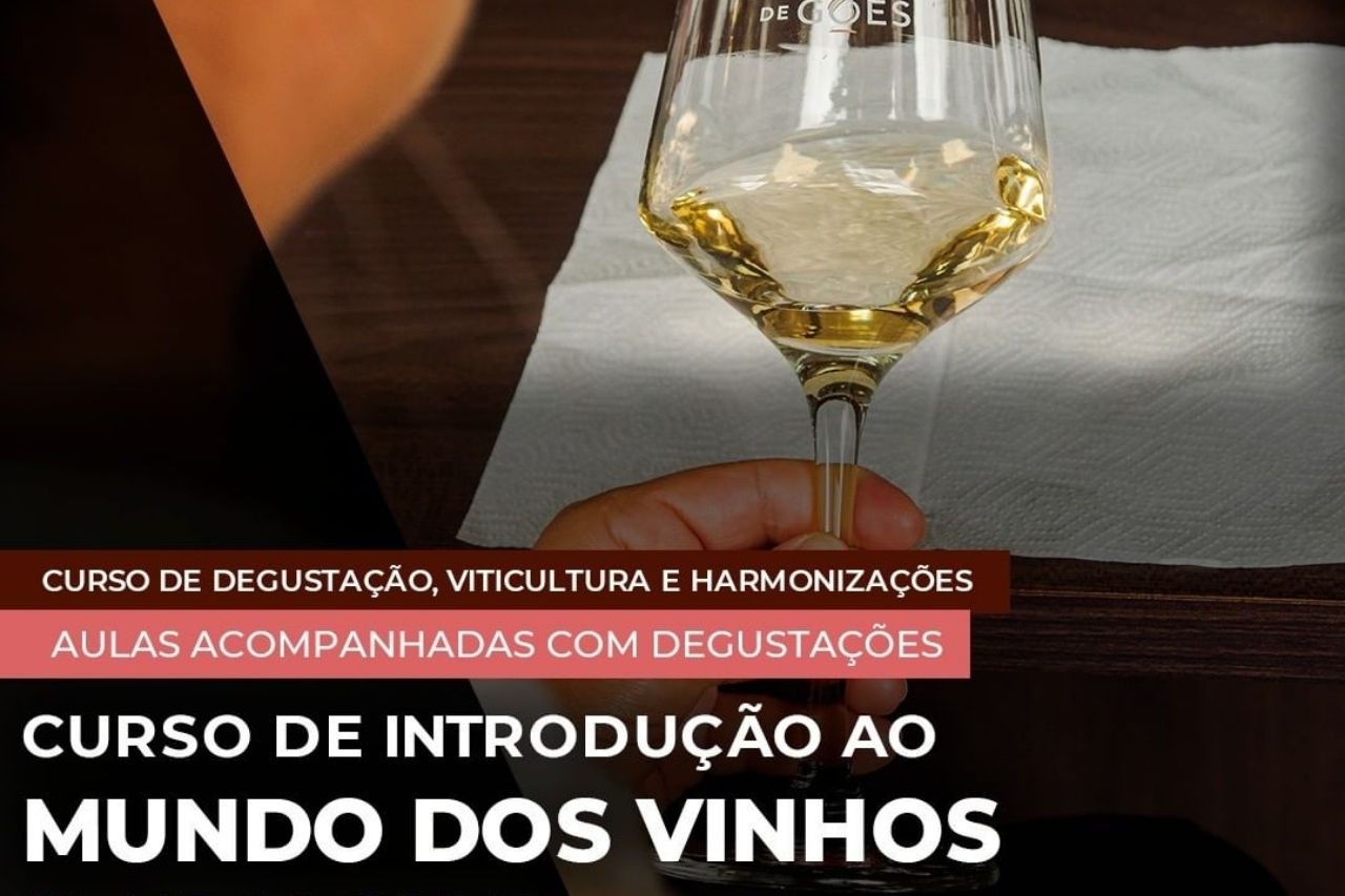 Inscrições abertas para o curso Introdução ao Mundo do Vinho