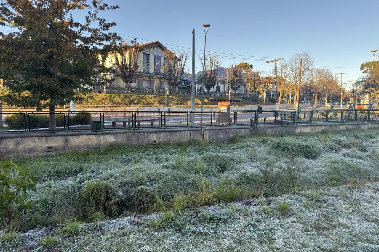 Campos do Jordão amanhece coberta por forte geada e relógios registram -3°C