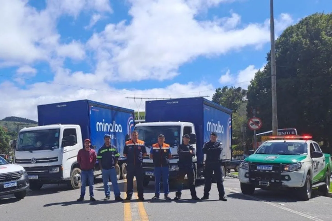 Em parceria com a Defesa Civil de Campos do Jordão, Minalba Brasil fez doação para população do litoral norte de São Paulo