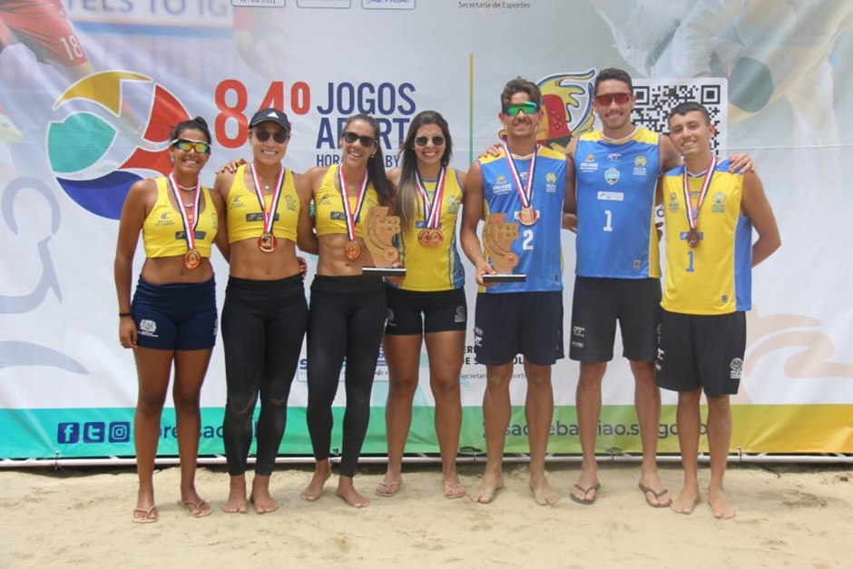 São José é bronze no vôlei de praia e ciclismo feminino