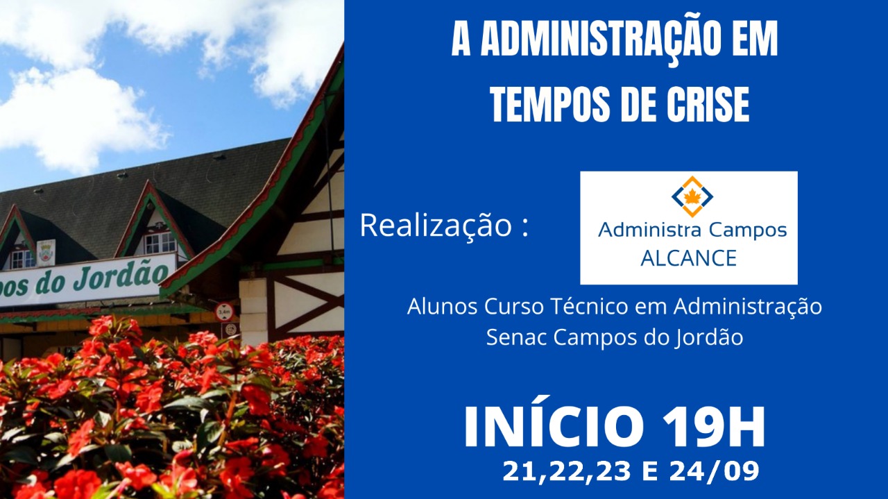 Alunos do Curso Técnico em Administração do Senac realizam evento em Campos do Jordão
