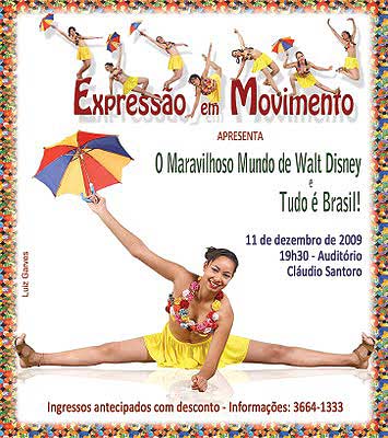 Academia Expressão em Movimento apresenta o mundo de Walt Disney
