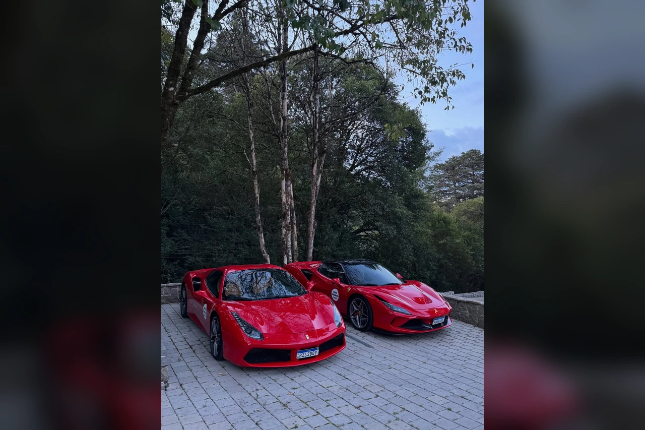 Giro Campos 2026 leva quase 40 Ferraris a Campos do Jordão