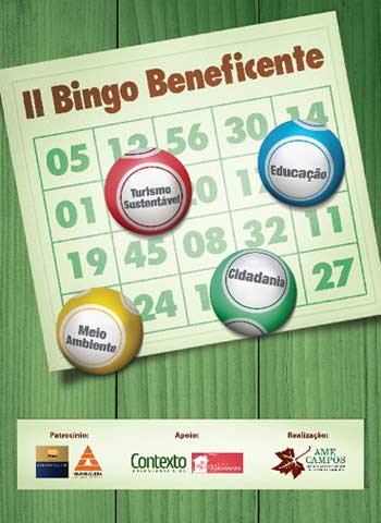 Bingo beneficente da AMECampos será realizado amanhã, 05
