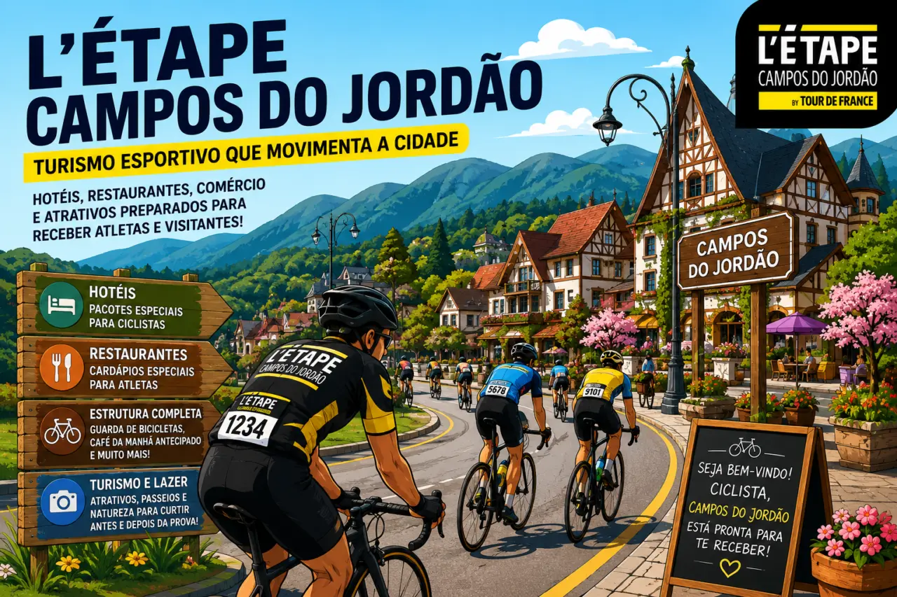 L’Étape Campos do Jordão já movimenta hotéis e impulsiona o turismo esportivo na Serra da Mantiqueira