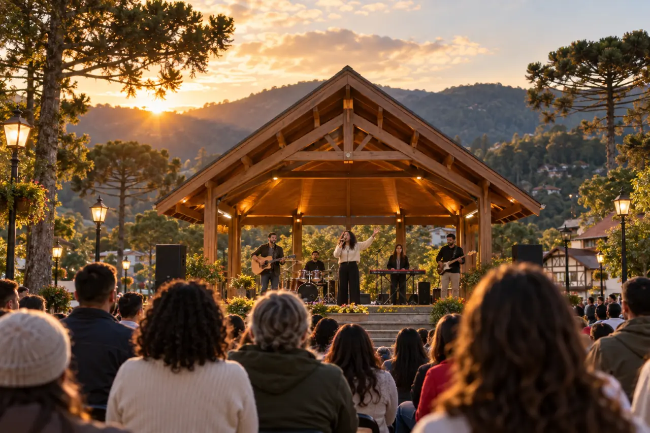 Música e Arte na Praça leva programação gospel gratuita ao Gazebo neste sábado