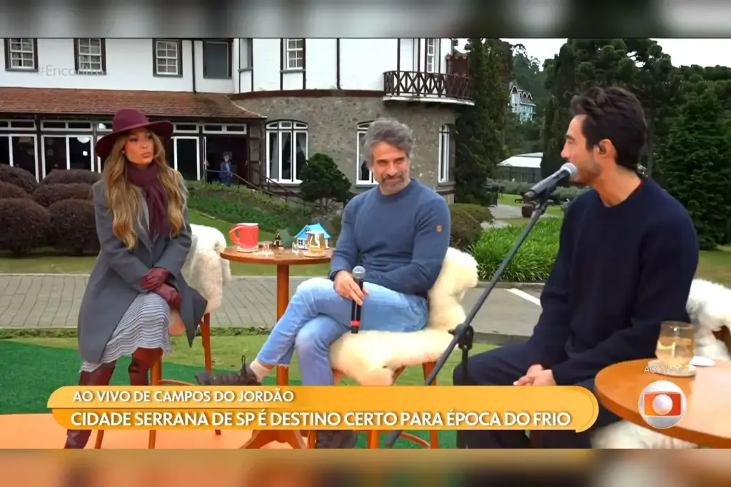 Encontro com Patrícia Poeta leva Campos do Jordão para o Brasil e destaca os encantos da Mantiqueira