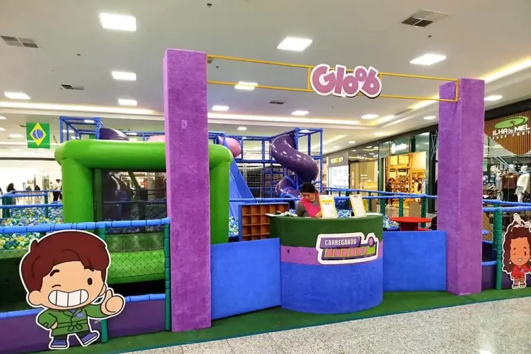 Mundo Gloob leva brincadeiras infantis ao Shopping Jardim Oriente nas férias