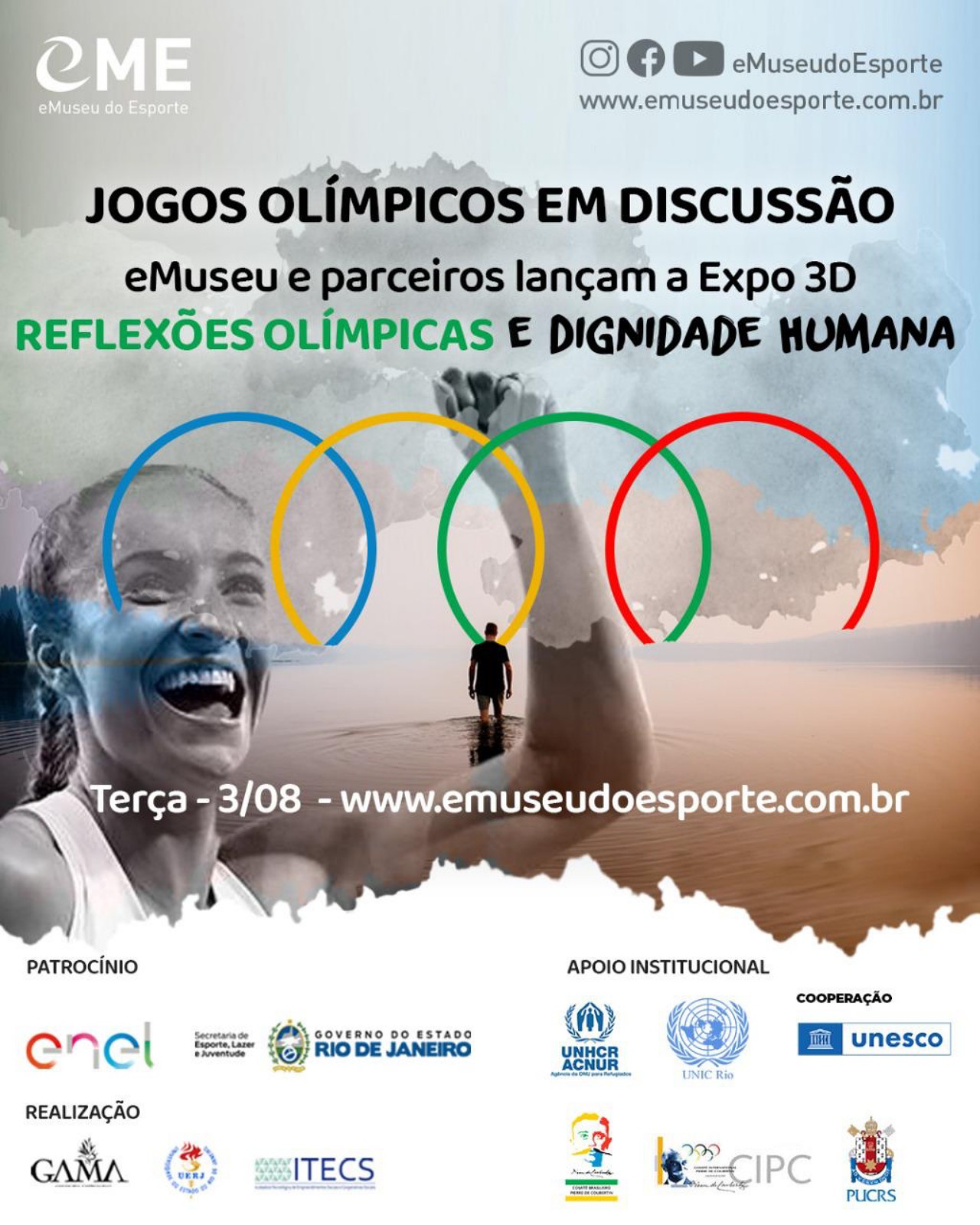 Com apoio da ONU, eMuseu inaugura exposição sobre Olimpíadas e inclusão através do esporte