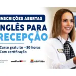 Ubatuba oferece 15 vagas de inglês para recepção a jovens de 16 a 24 anos