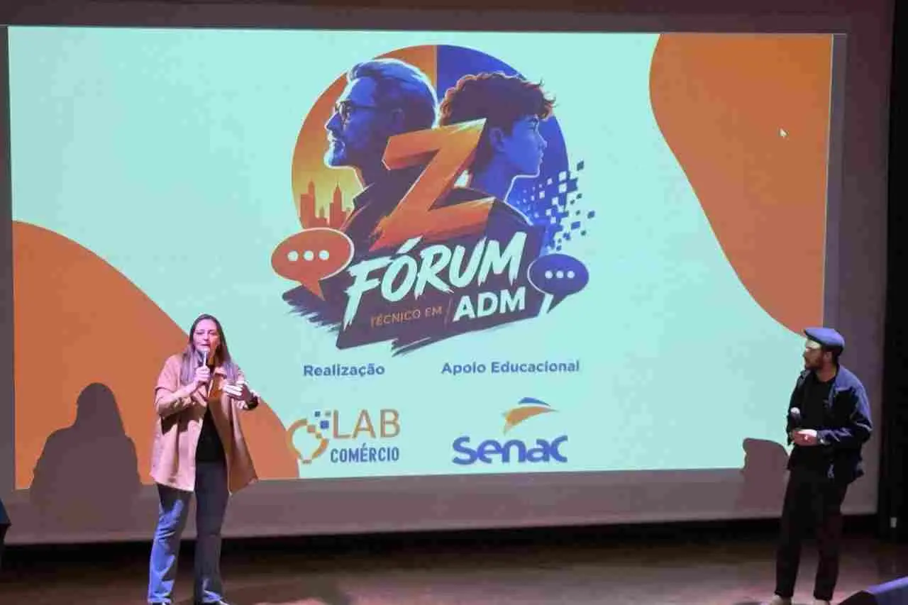 Apresentação do Fórum Z durante a 2ª Jornada Lab Comércio