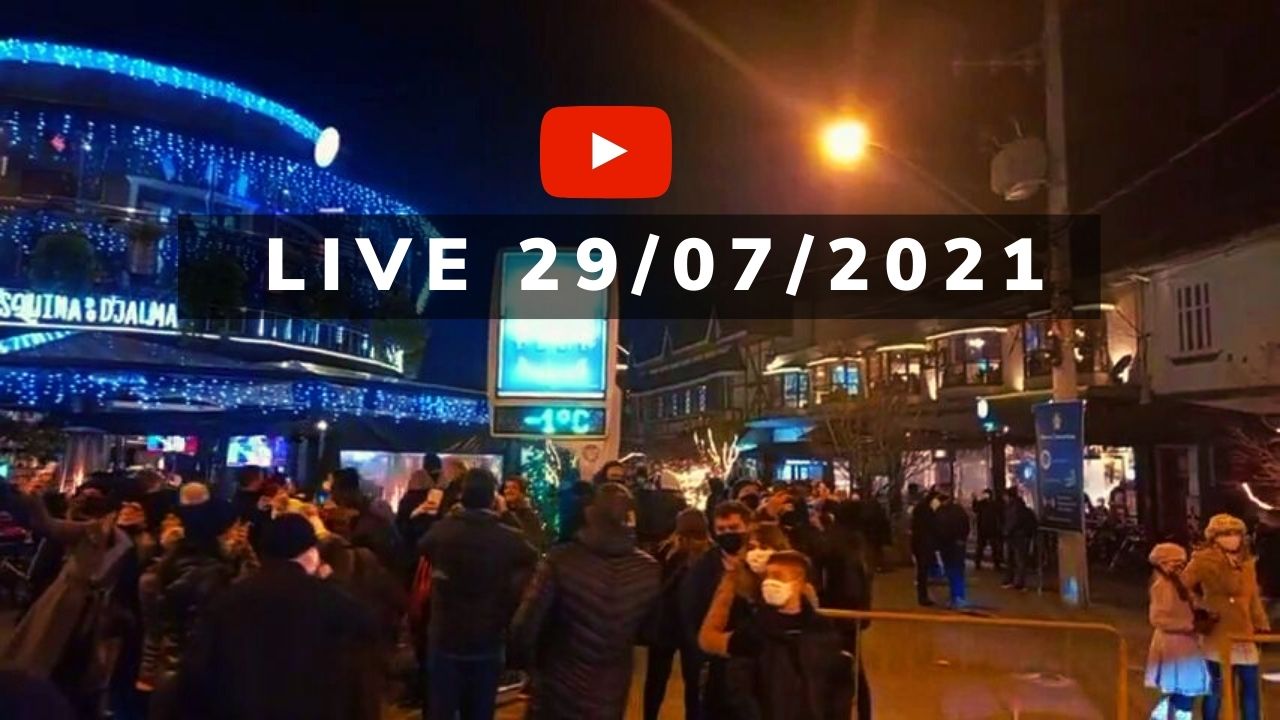 Walking Tour da Neve em Campos do Jordão Acompanhe ao Vivo