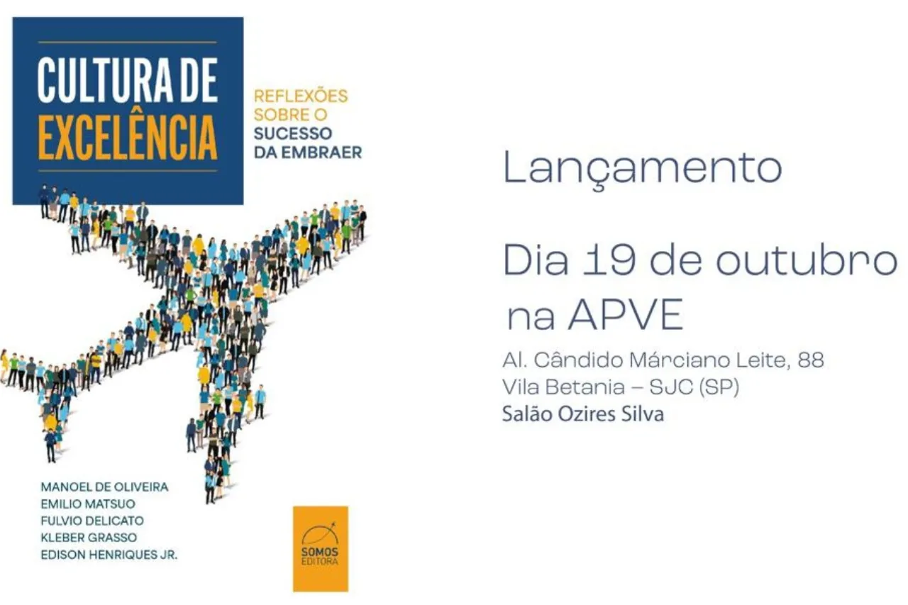 INVOZ e Somos Editora lançam o livro Cultura de Excelência em São José dos Campos